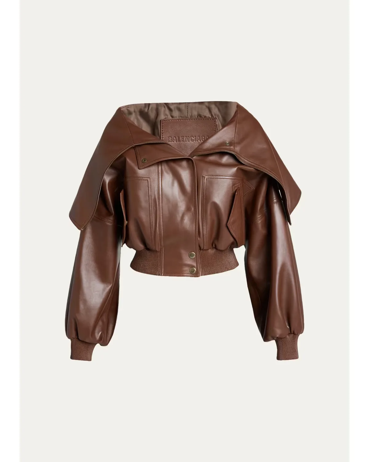 Wrap Collar Blouson Jacket by Balenciaga