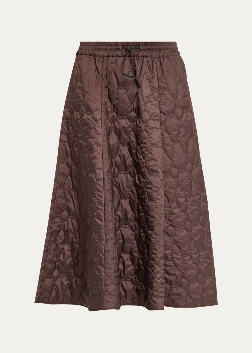 Quilted Volume A-Line Midi Skirt