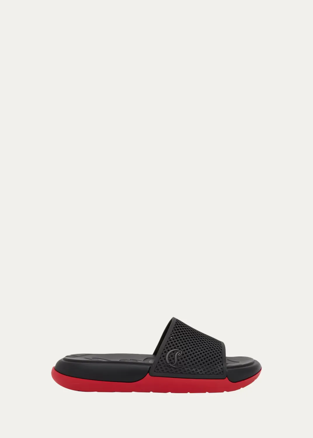 Easy Breezy Rubber Slides by Christian Louboutin