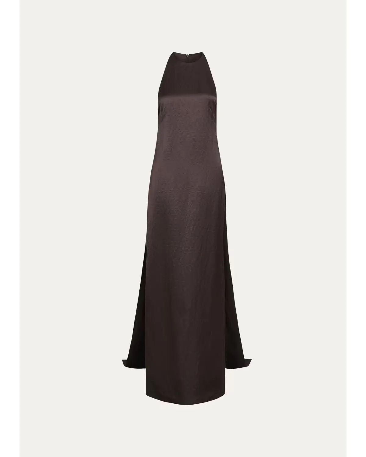 T-Back Silk A-Line Train-Back Gown by TWP