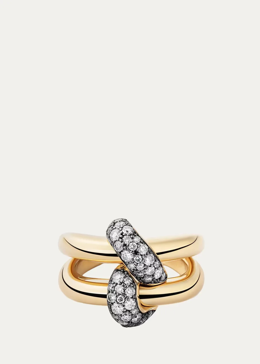 14K Diamond Love Knot Ring by Mason and Books