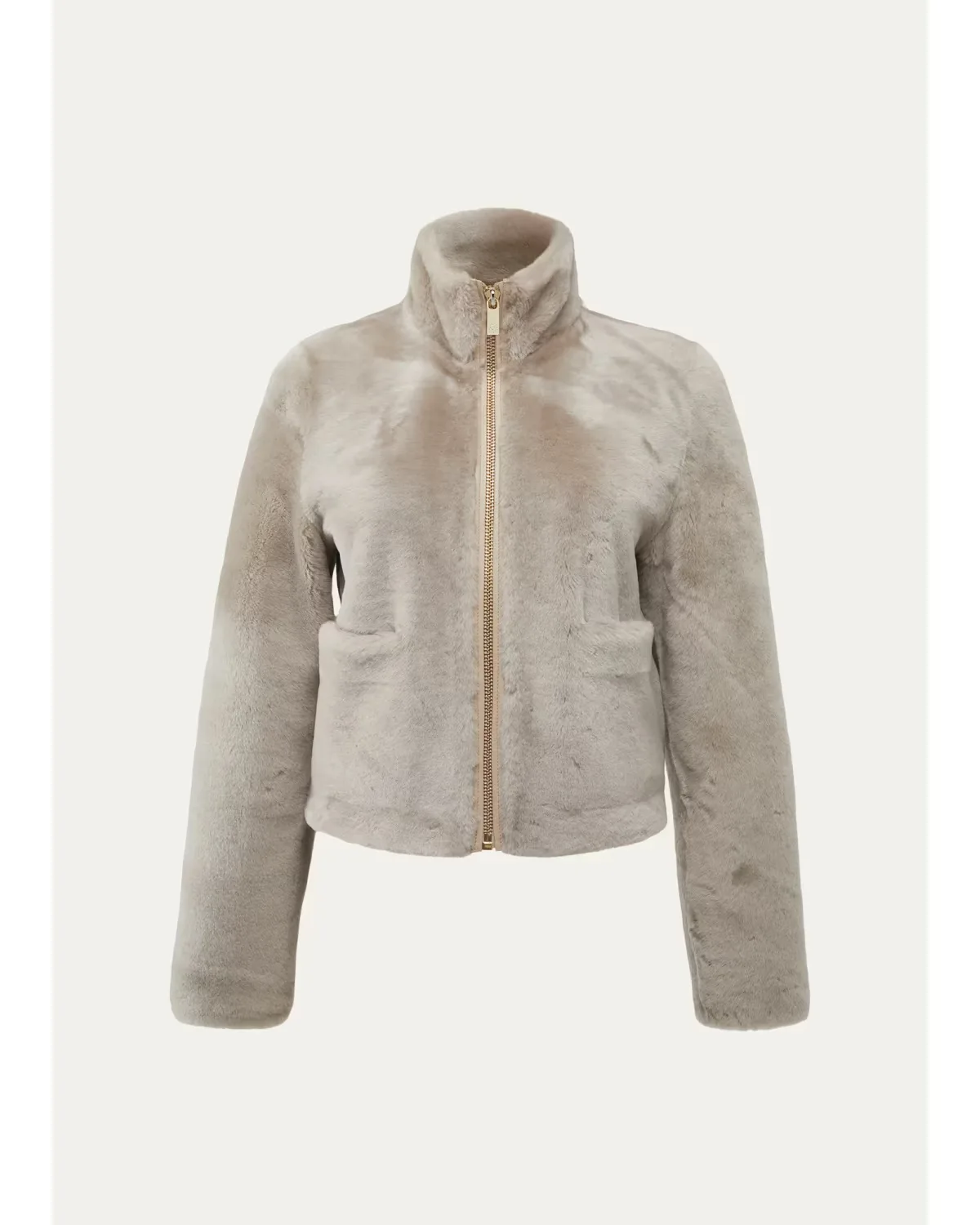 Merino Shearling Lamb Zip Jacket by Gorski