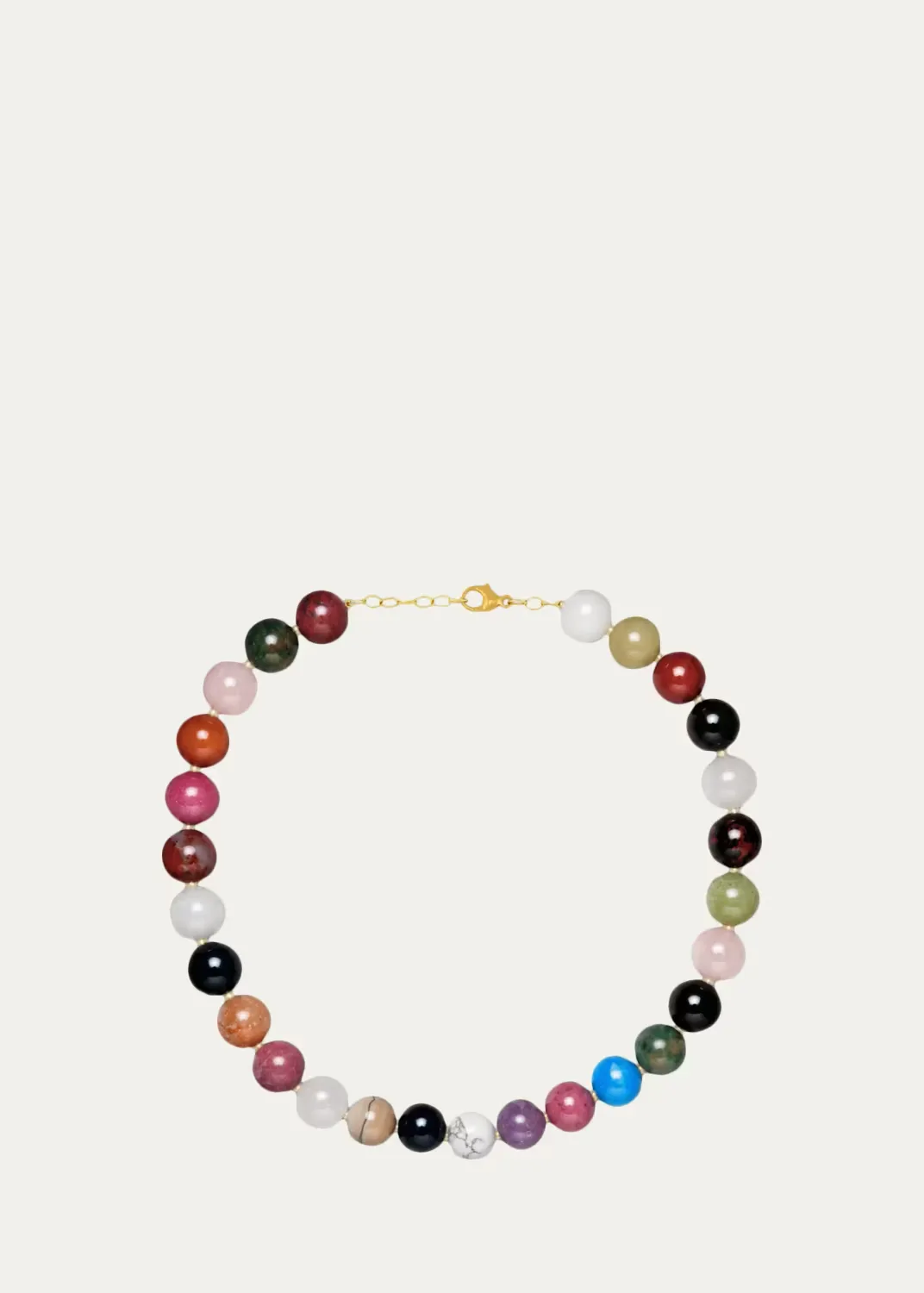 Oracle Multi Gemstone Sphere Necklace