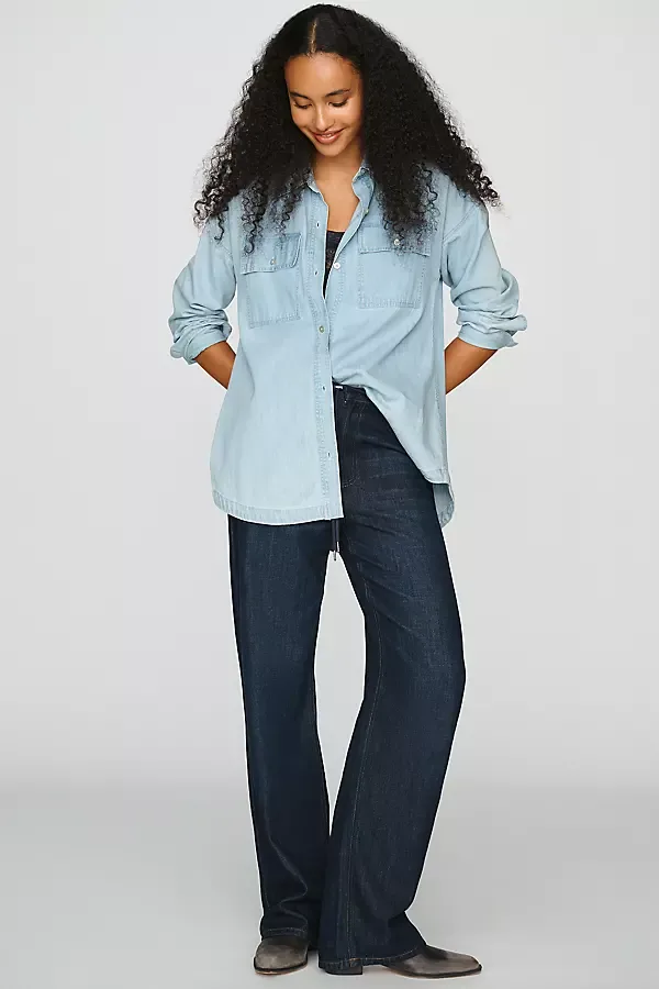 Normandie Drawstring High Rise Jeans by Rails
