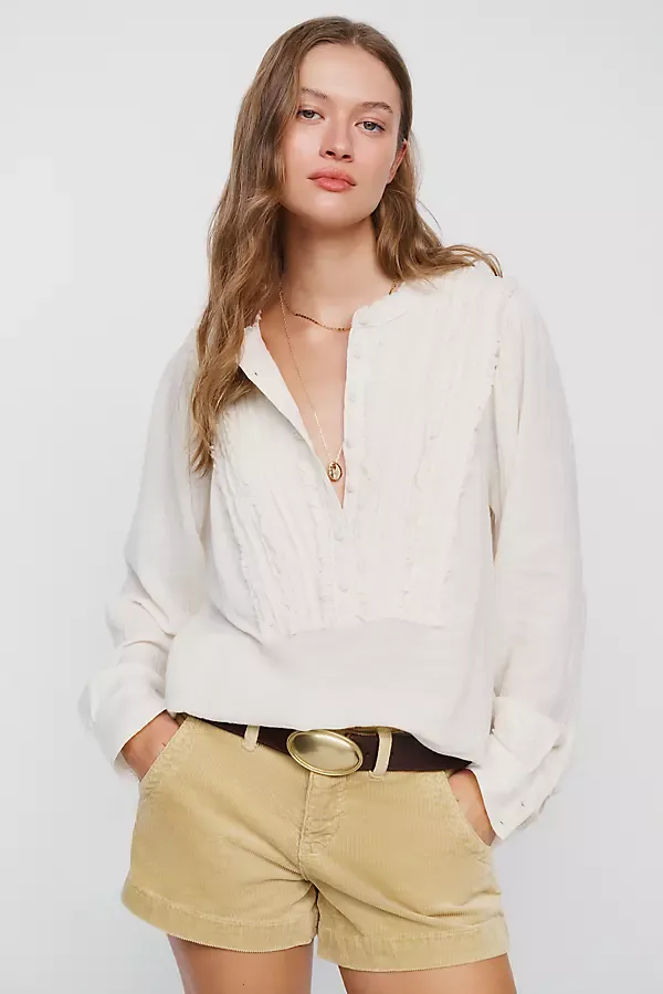 Hanna High Rise Corduroy Shorts