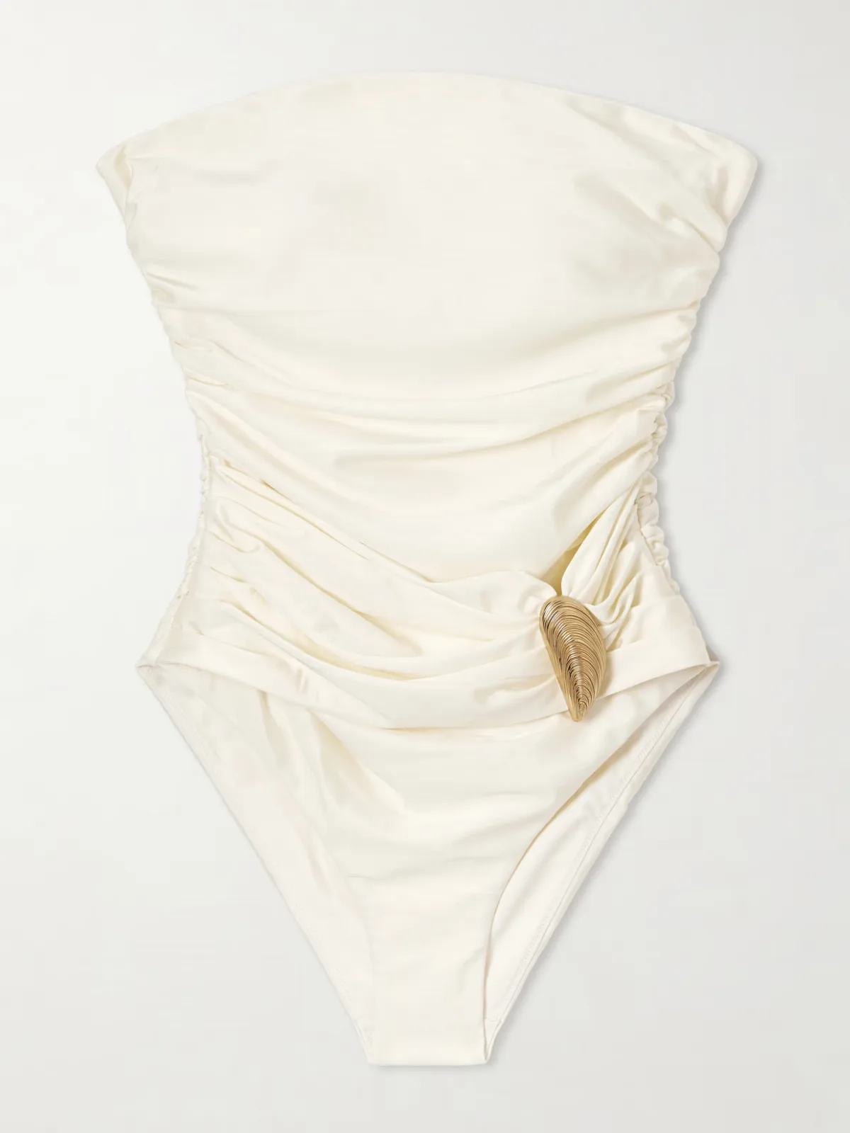 - Lorena Strapless Embellished Swimsuit -