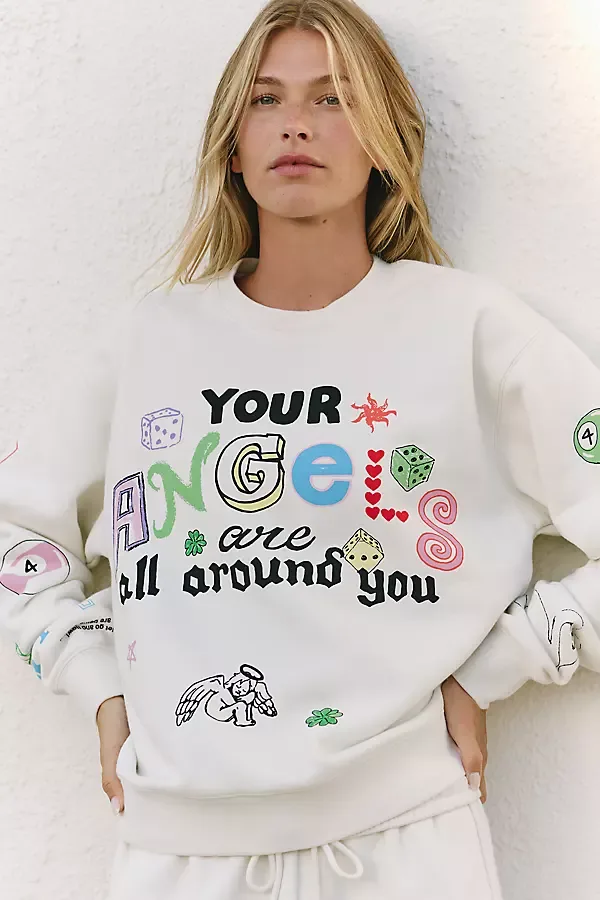 Los Angeles Crew Neck Sweatshirt by Mayfair