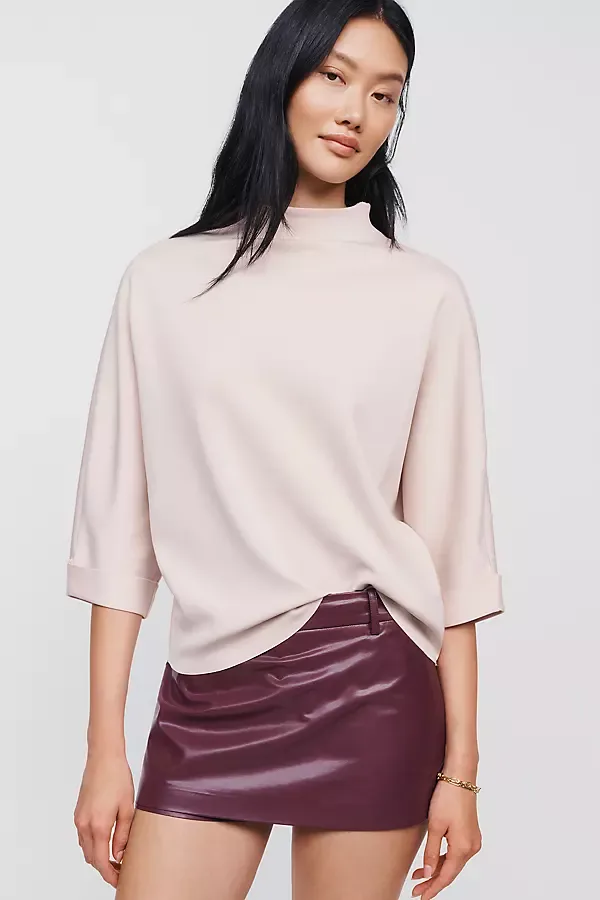 Whitley Mock Neck Top by Anthropologie