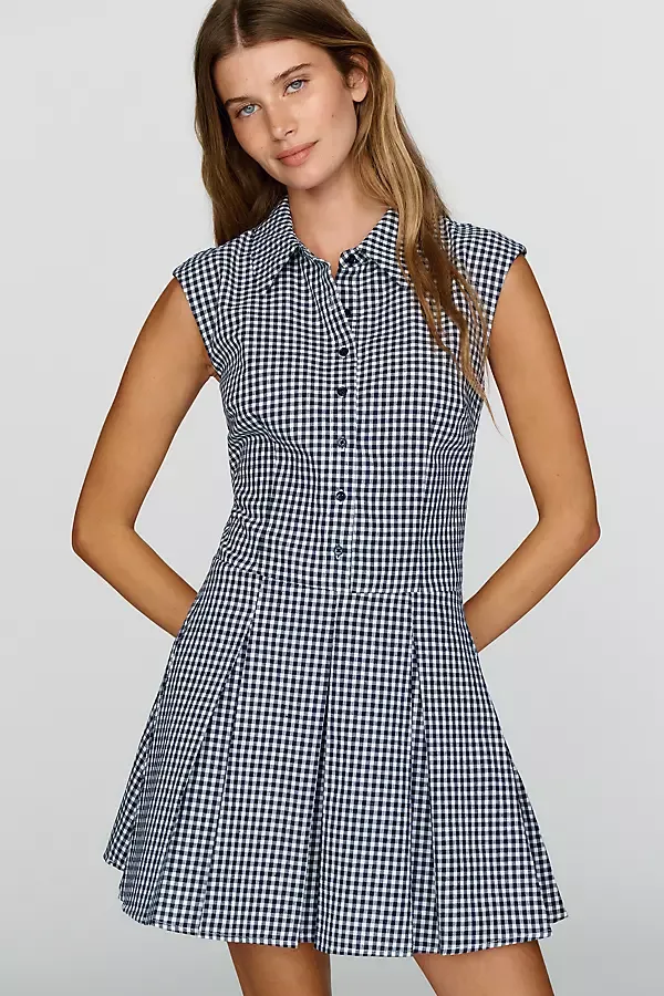 Pleated Mini Dress by English Factory