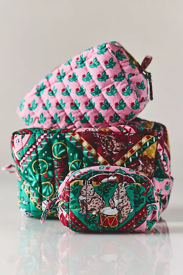 12 Days of Christmas Vintage Holiday, Threes Best Pouch Set by Printfresh