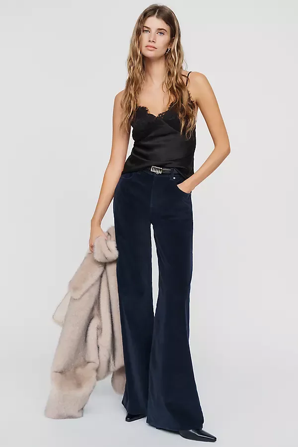 Alex Velvet Mid Rise Baggy Jeans by DL1961