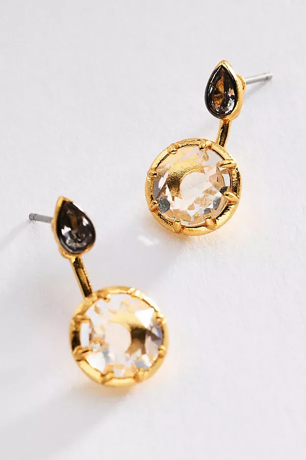 Crystal Ear Jacket Earrings