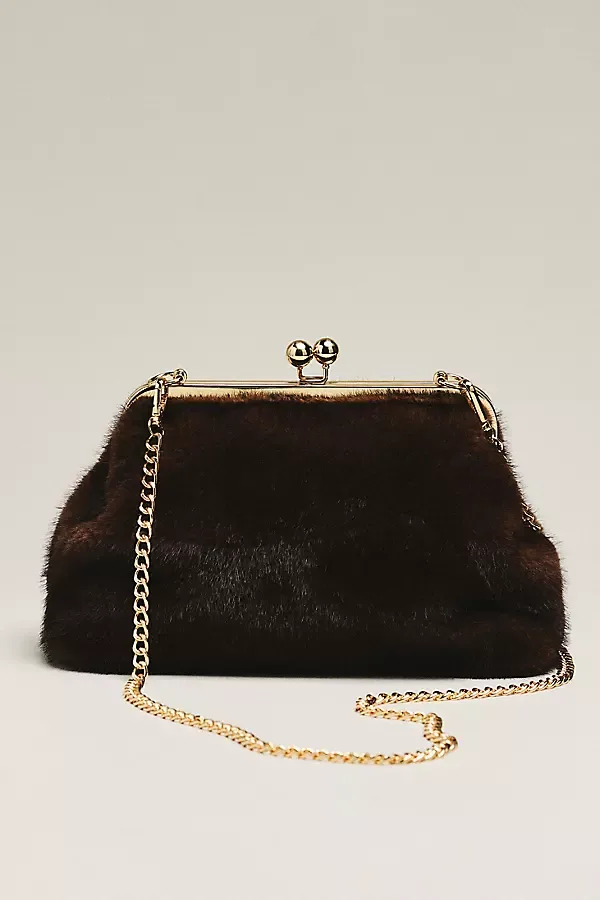 Sarah Faux Fur Clutch by Lisi Lerch