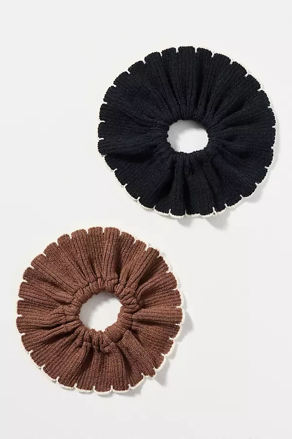 Natasha Scallop Scrunchie by Anthropologie