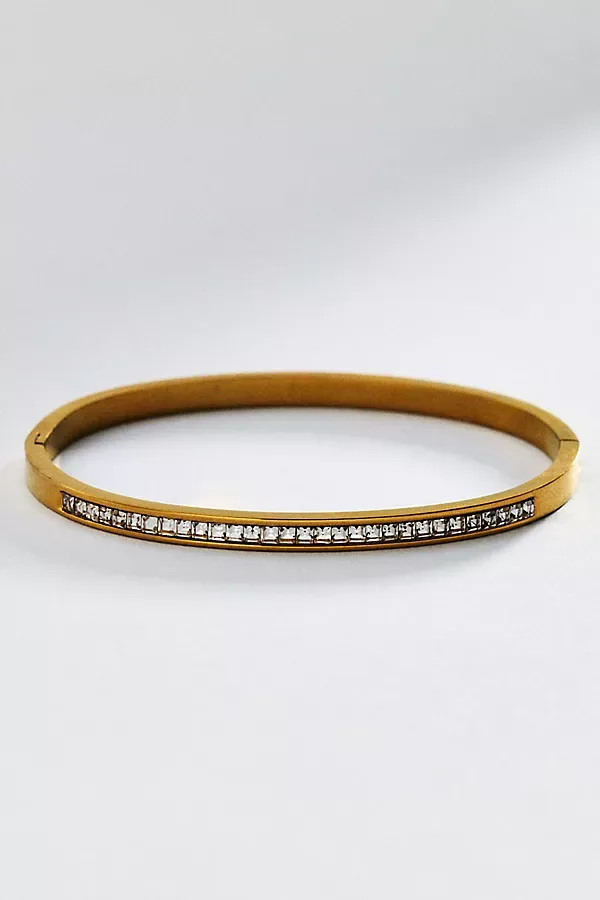 Water Resistant Baguette Bangle Bracelet by Anthropologie