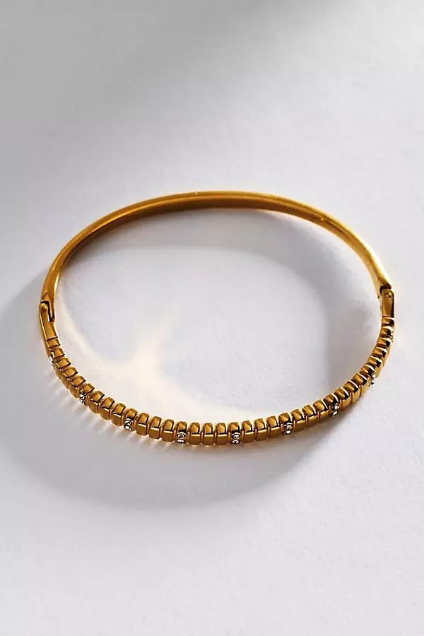 Water Resistant Encrusted Bangle Bracelet by Anthropologie