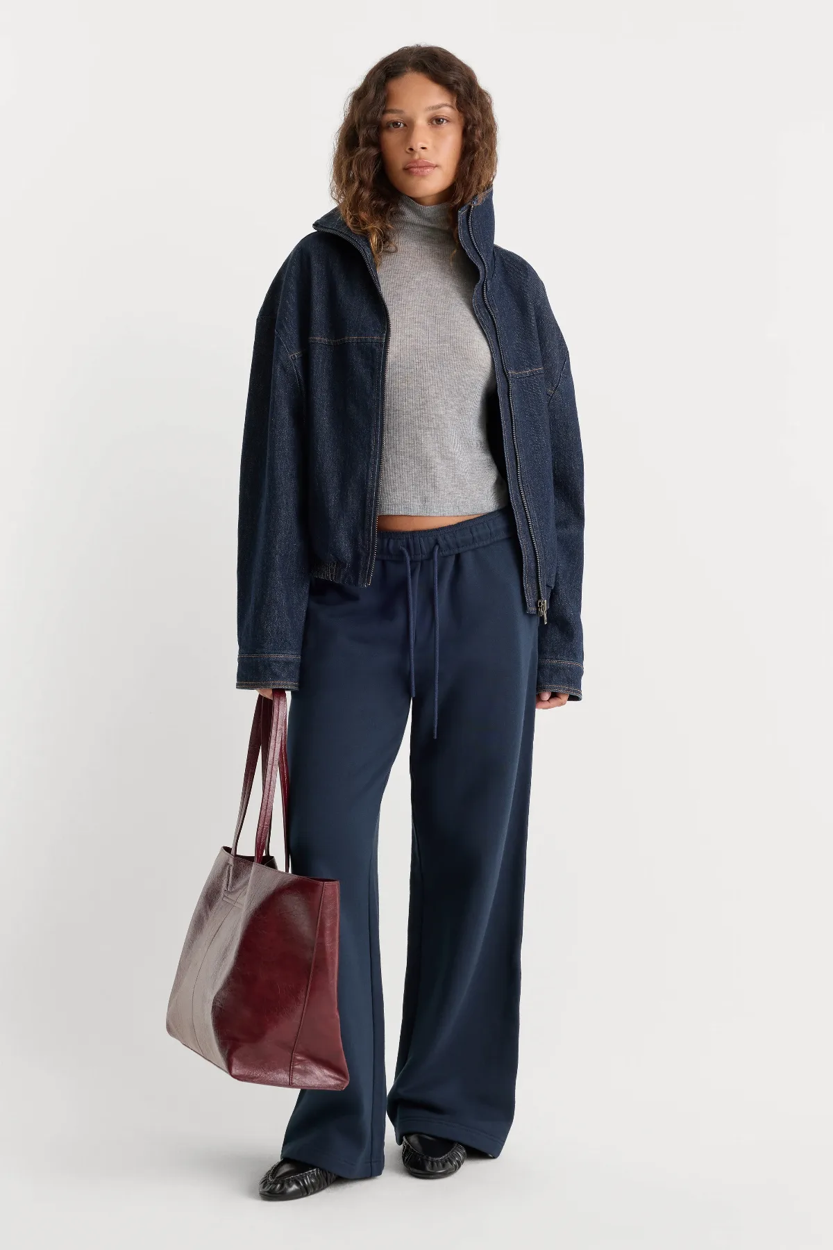 The French Terry Sweatpant by Khloé Kardashian by GOOD AMERICAN