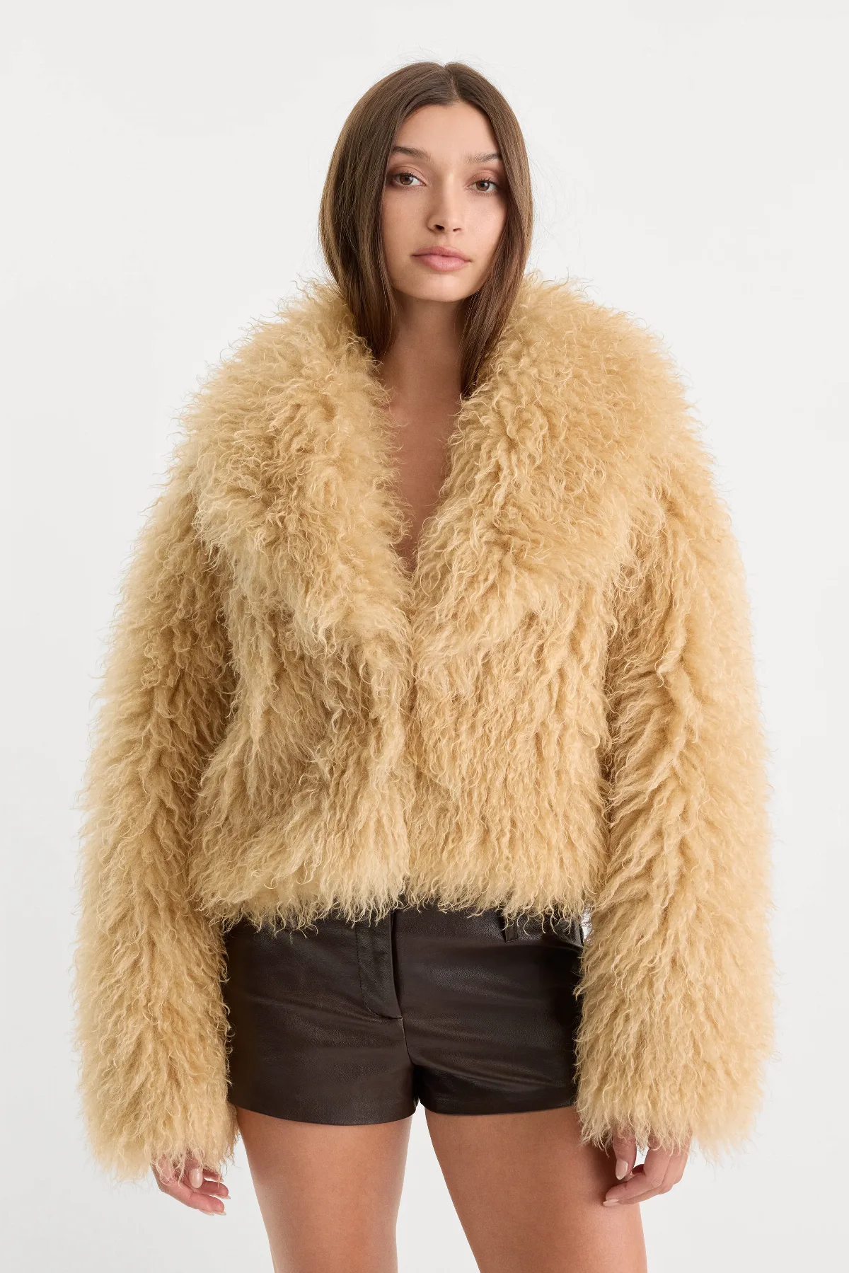 The Faux Fur Coat by Khloé Kardashian by GOOD AMERICAN