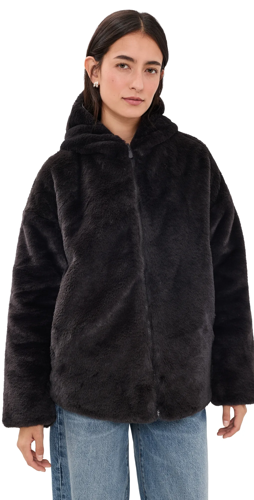 Davina Faux Fur Coat by Save The Duck