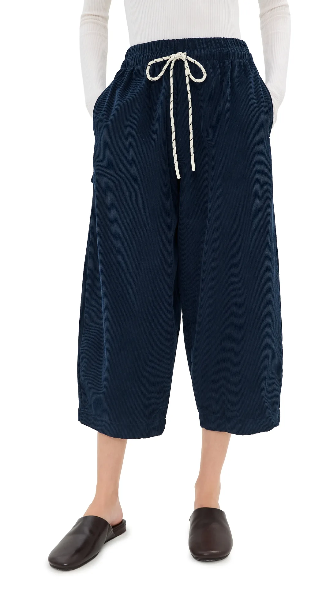Marcella Corduroy Barrel Pants by LE BOP