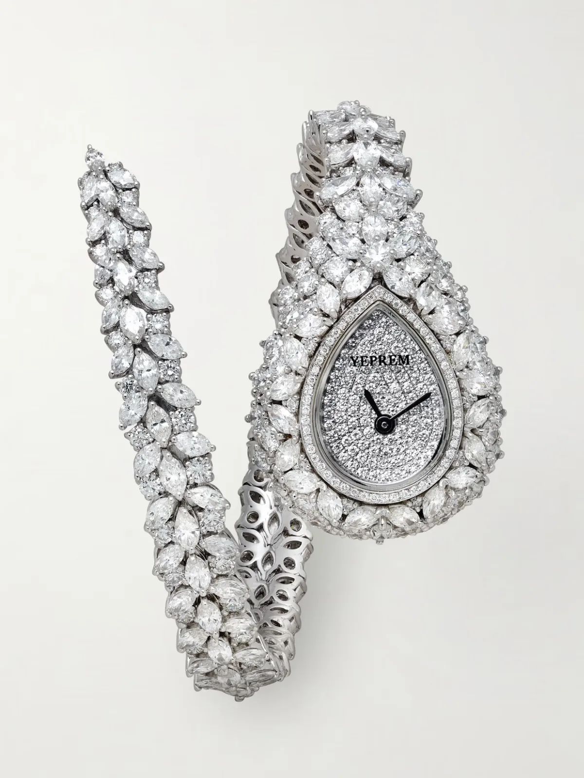 - Y-momento 18-karat White Gold And Diamond Watch -