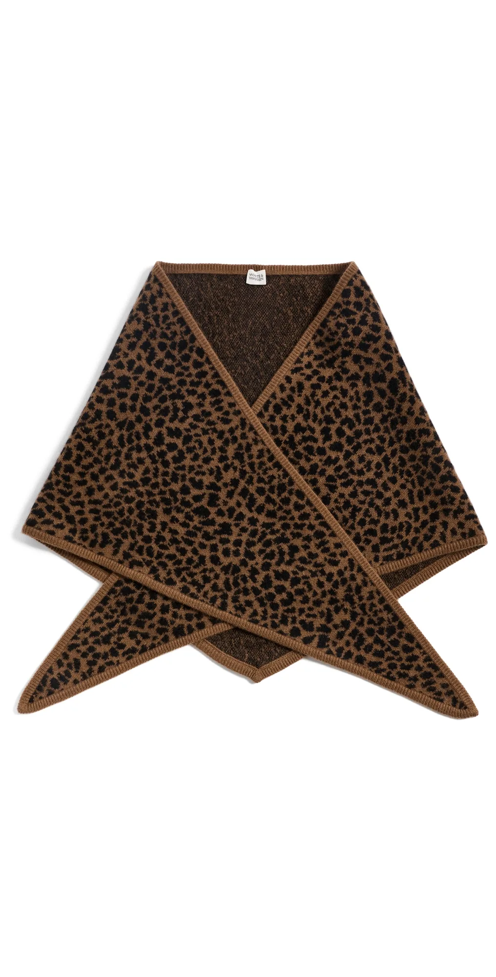 Cashmere Leopard Neckerchief by White & Warren