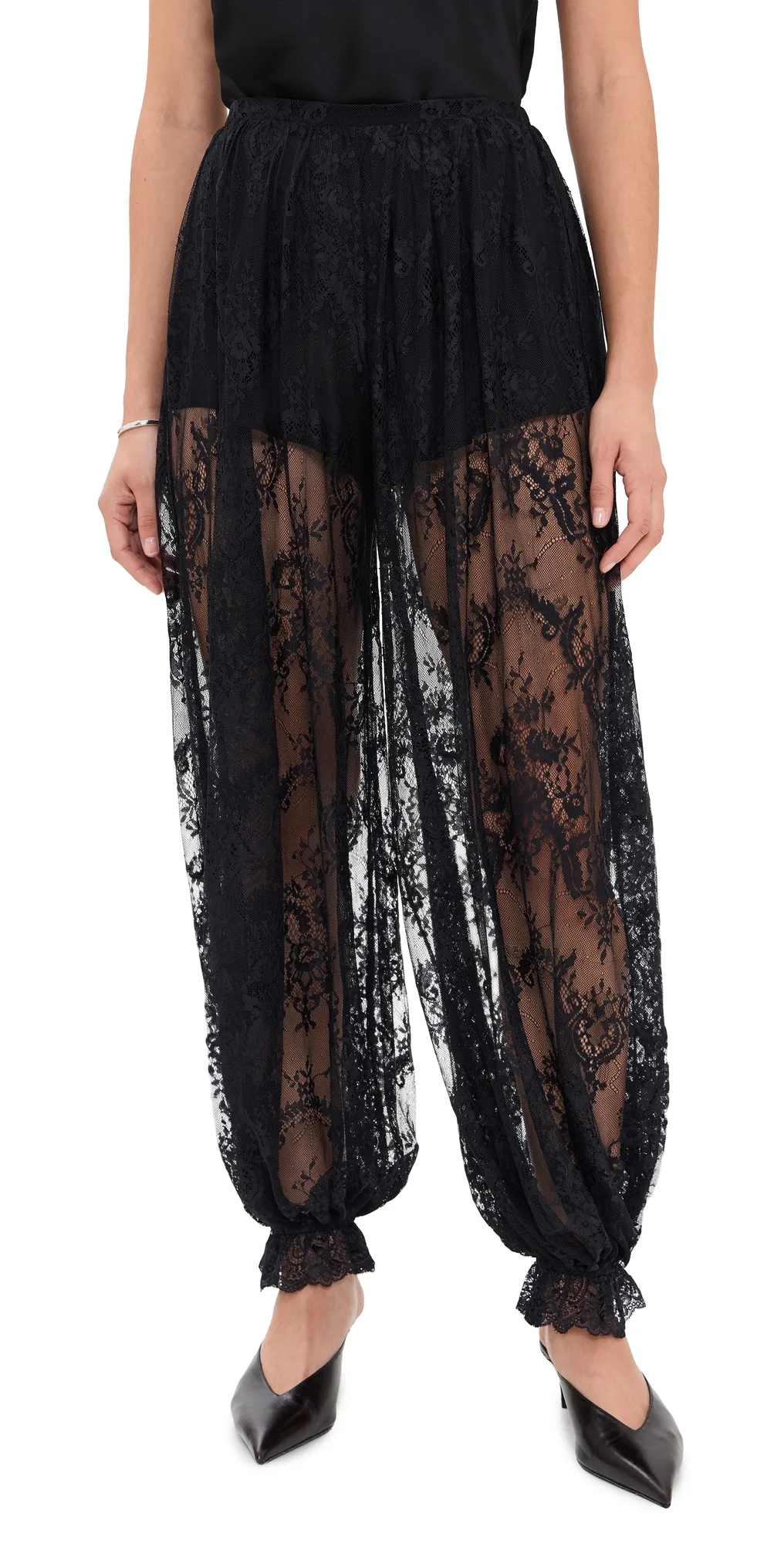 Bijou Lace Pants by MAUDE CLUB