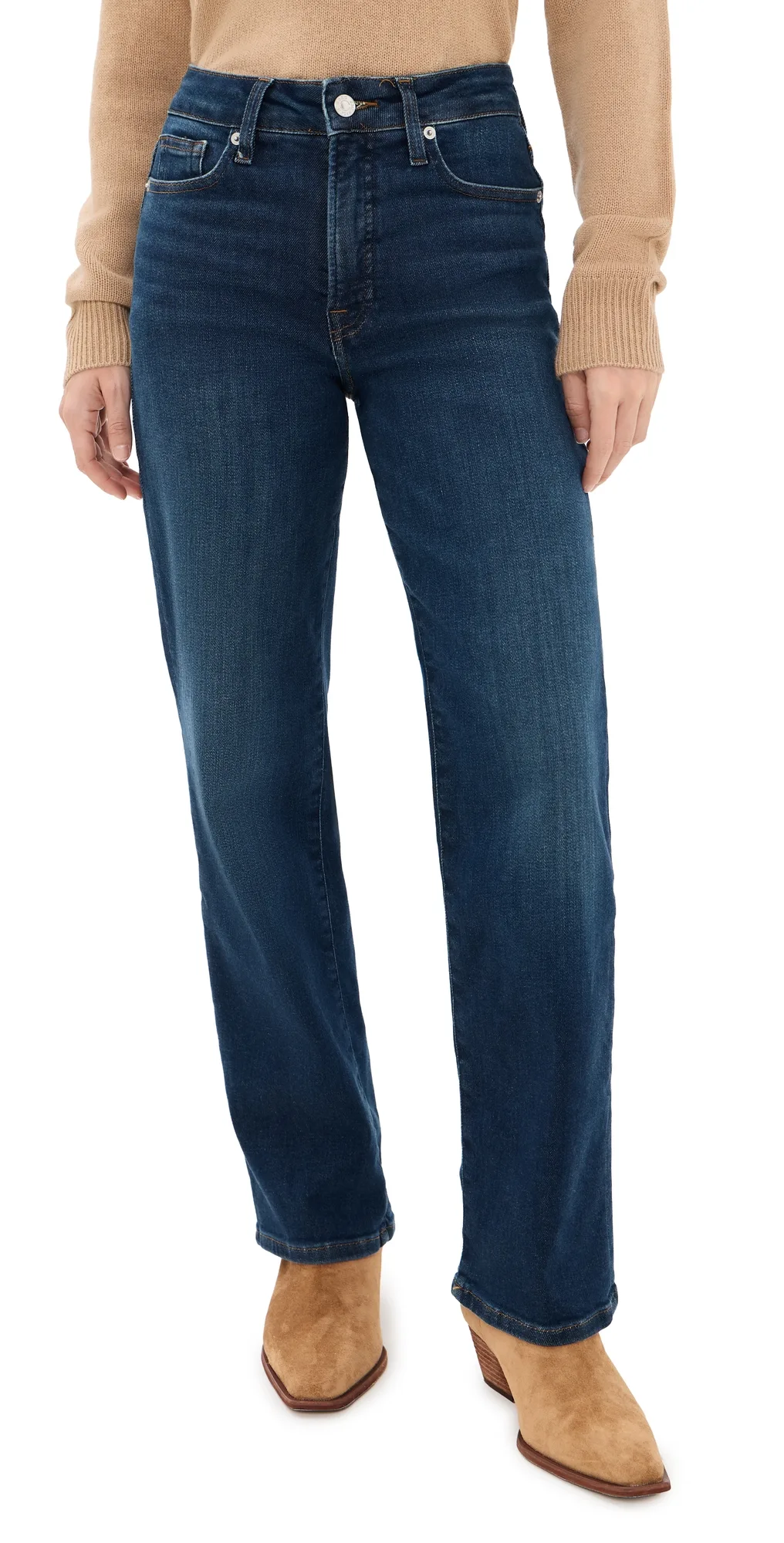 Soft Tech Good Petite Straight Jeans
