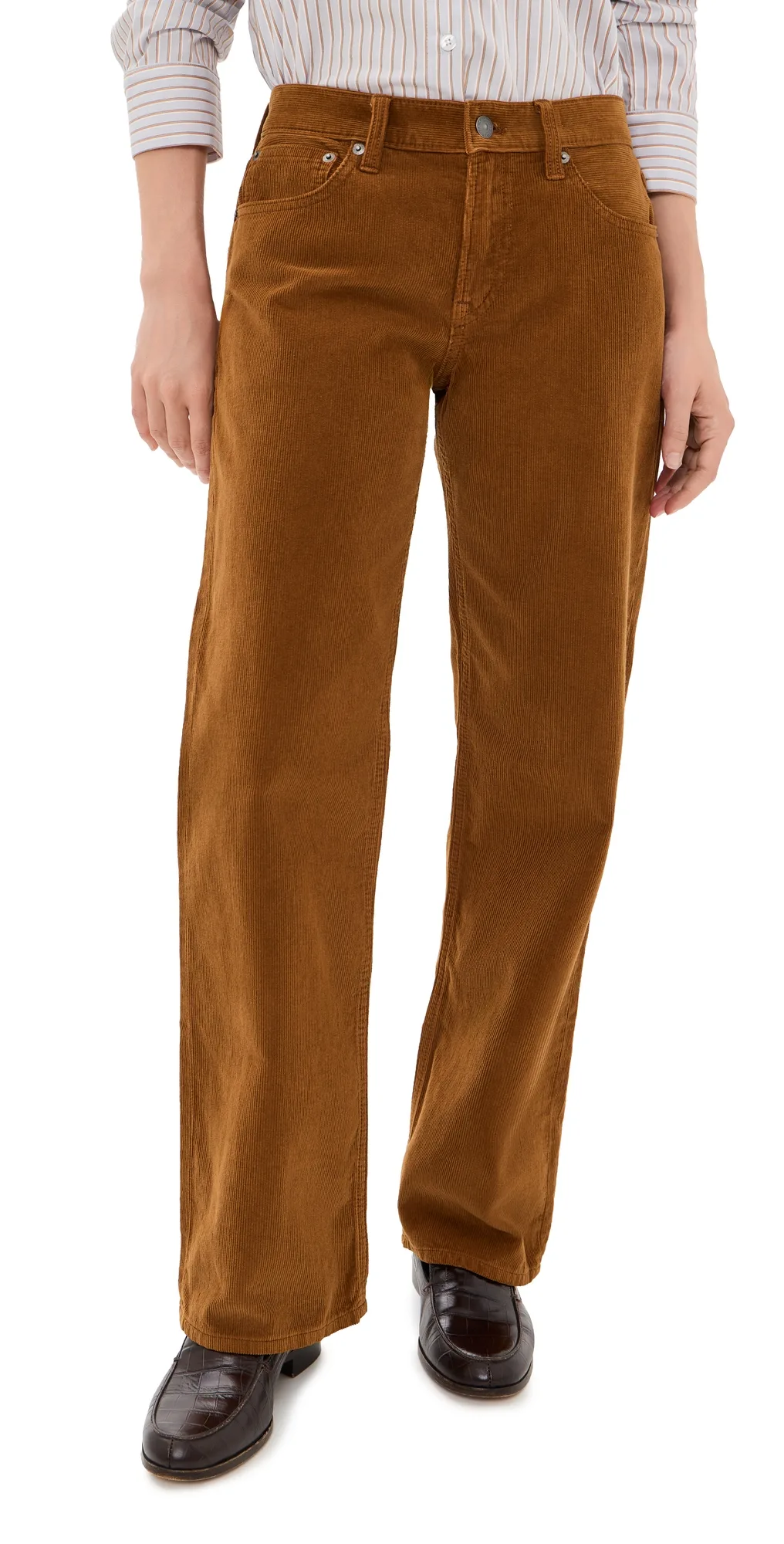 Low Rise Loose Corduroy Pants by Madewell
