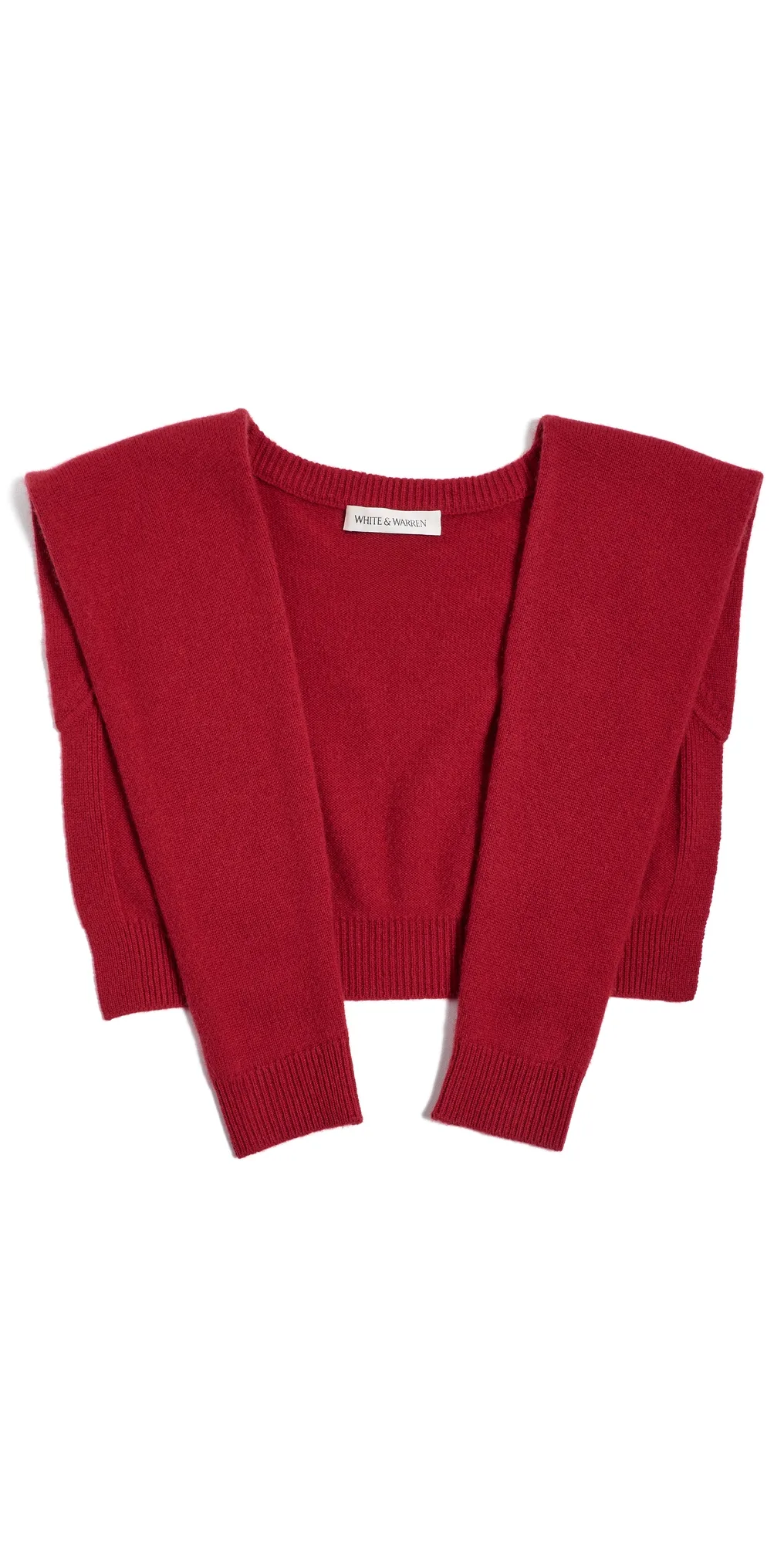 Cashmere Blend Sweater Scarf by White & Warren