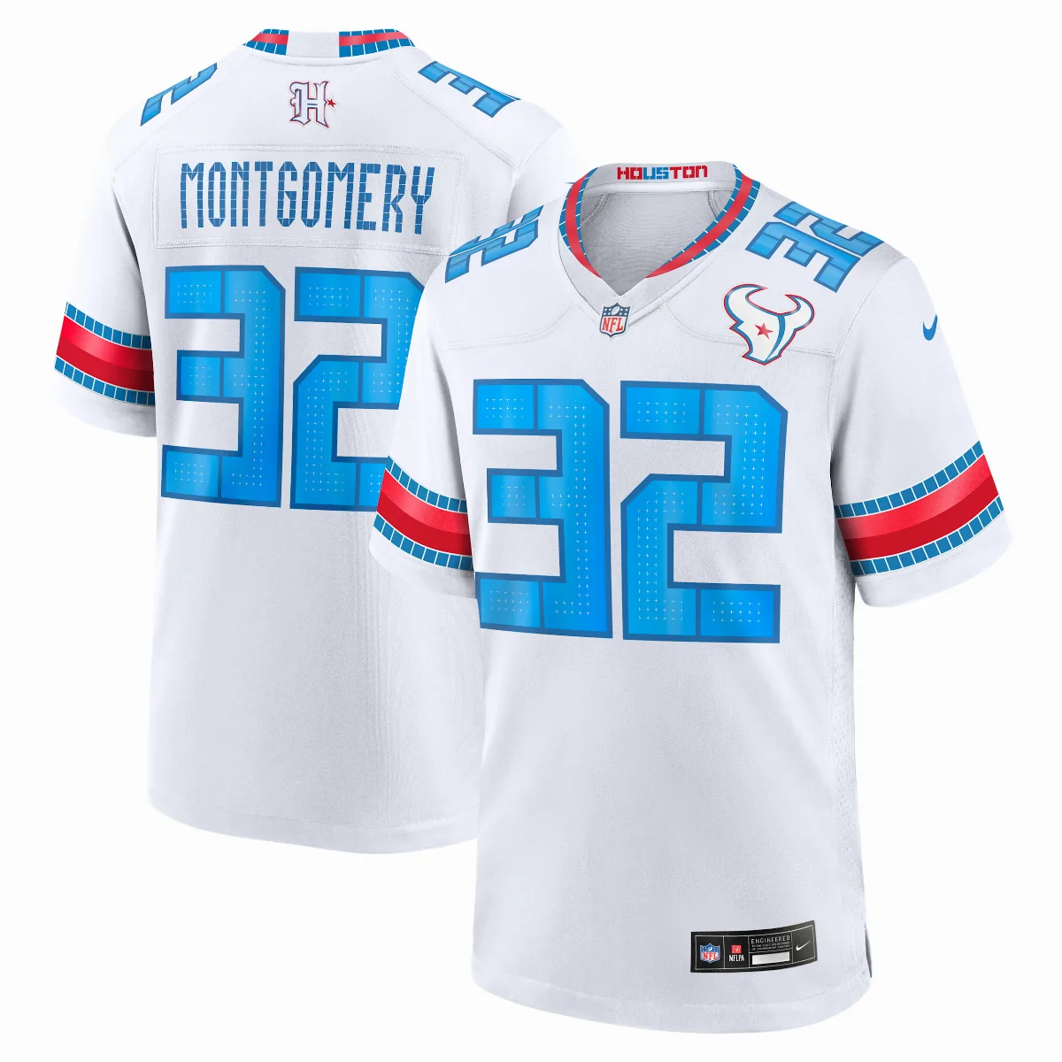 David Montgomery Houston Texans Rivalries Collection NFL Game Jersey by Nike