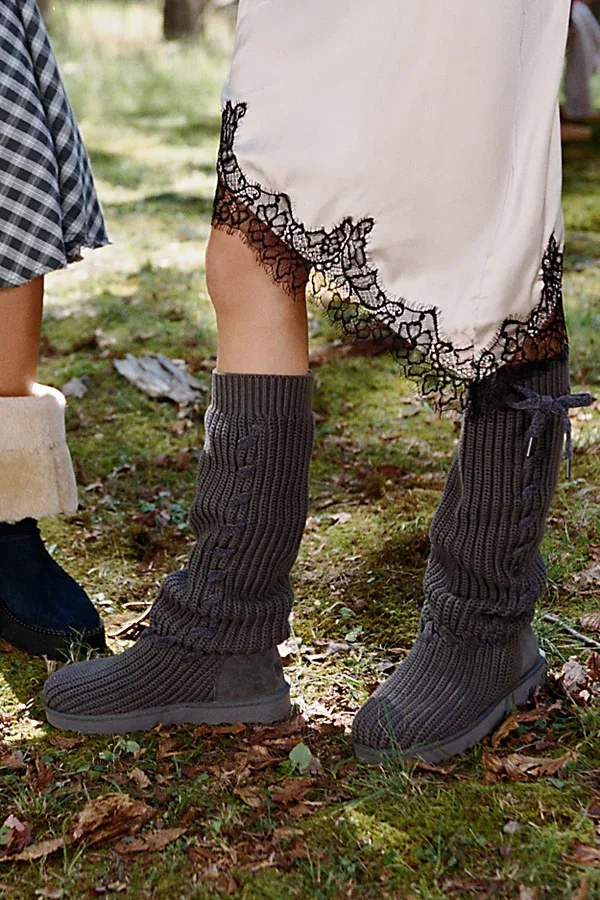 Classic Tall Whipstitch Knit Boots by UGG
