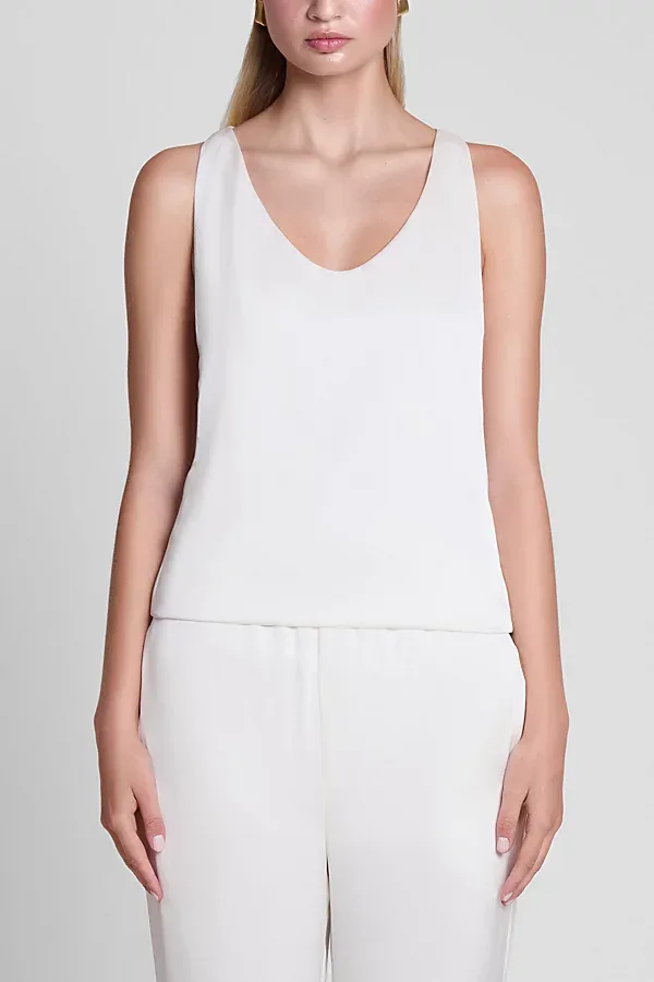 Suri Satin Racerback Top by LEAU