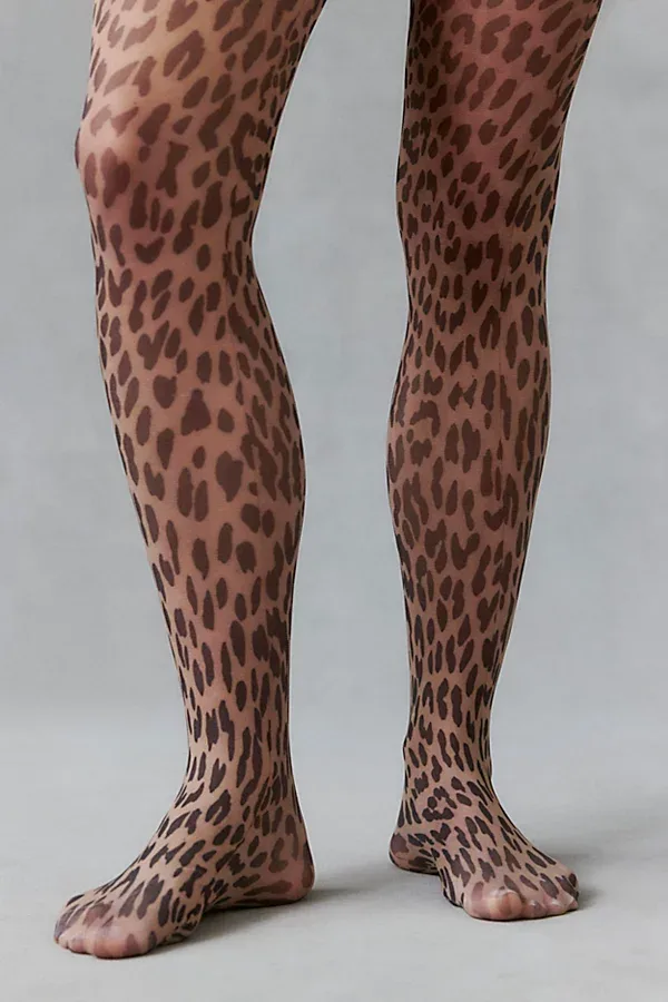 Cheetah Animal Print Tights