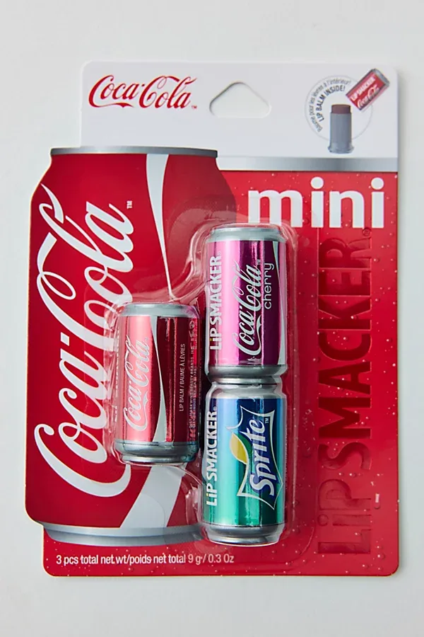 Lip Smacker x Coca-Cola Mini Lip Balm 3-Piece Gift Set by Lip Smacker