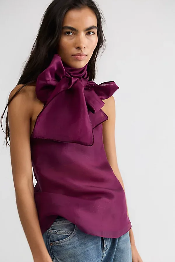 Indira Silk Top by Retrofête
