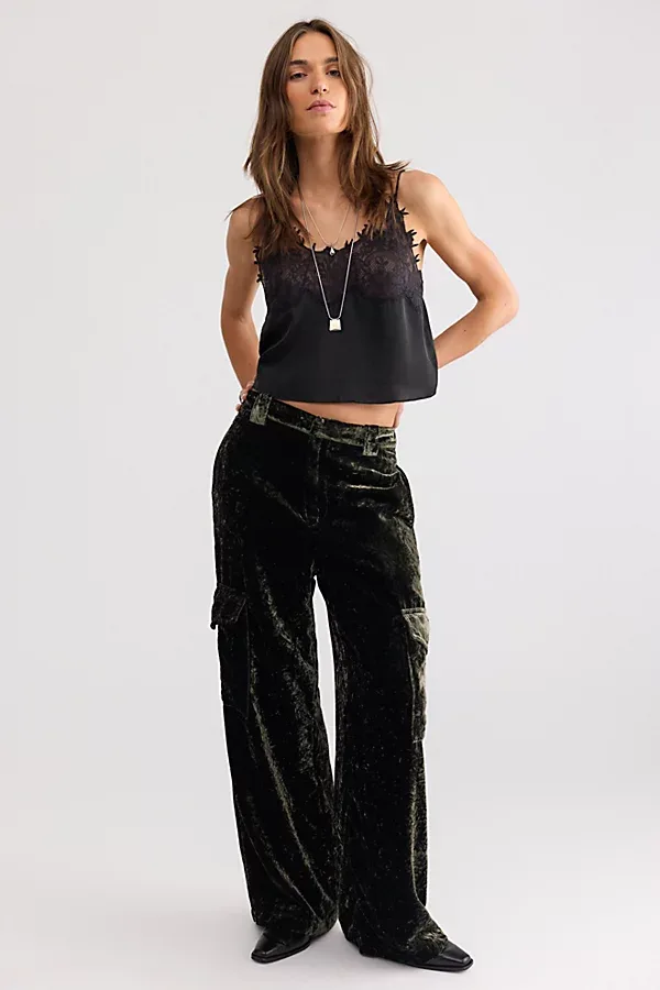 Shara Velvet Pants by AGOLDE
