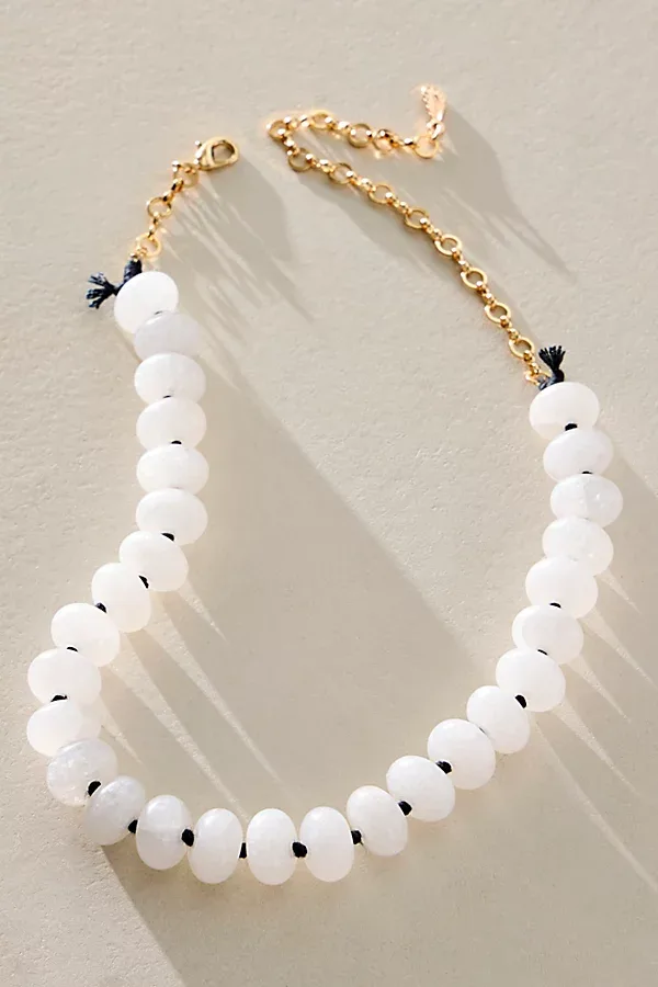 Sabina Semiprecious Beaded Stone Choker Necklace