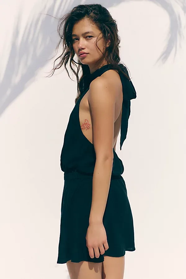 Sandshell Linen Drea Mini Dress by Free People