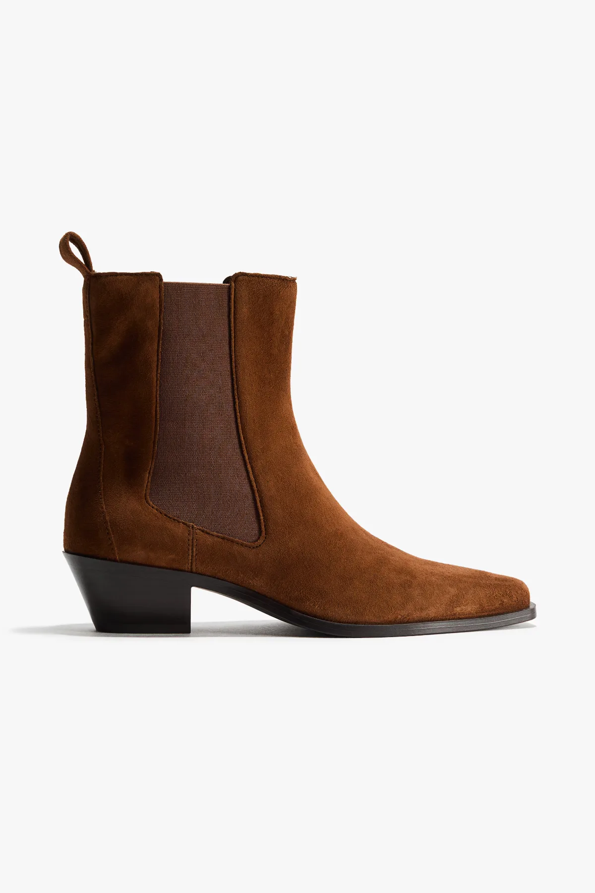Leather Ankle Boots by H&M