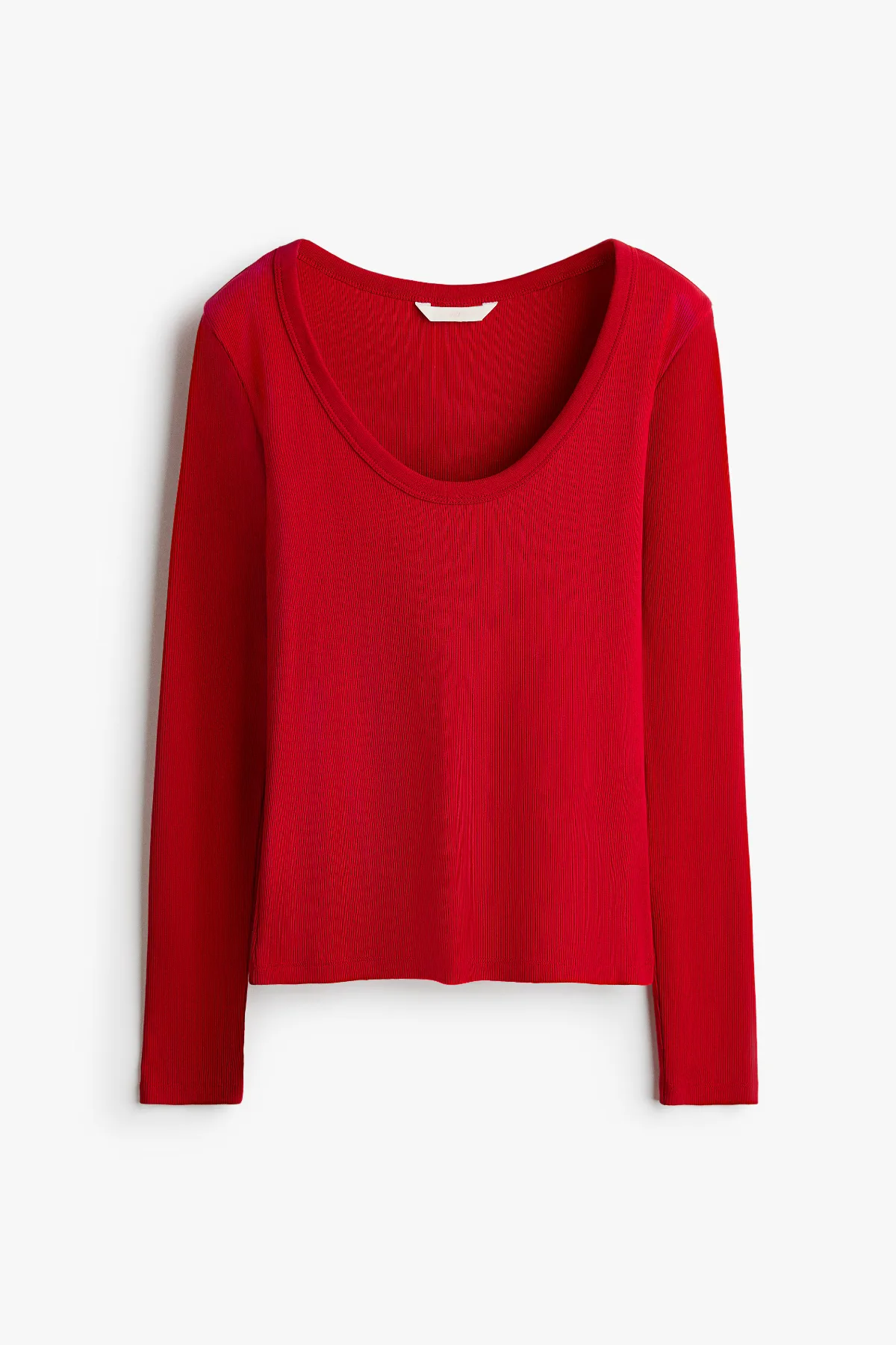 Scoop-Neck Cotton Jersey Top by H&M