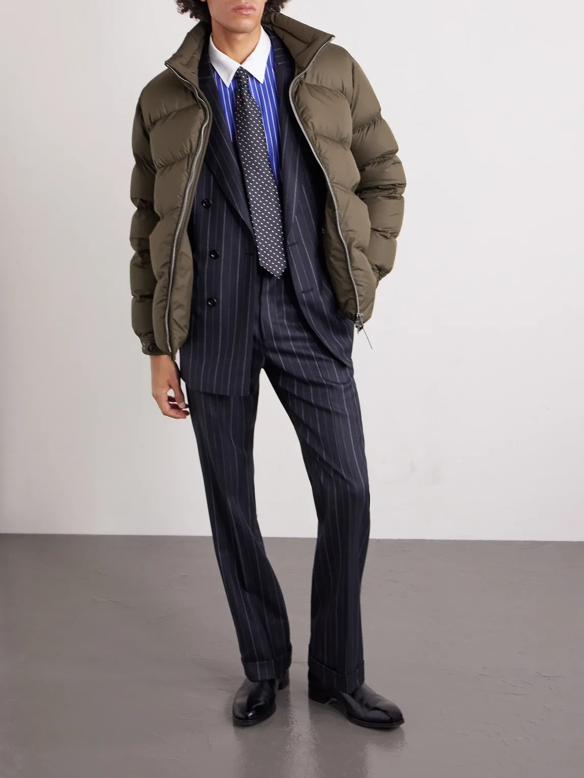 Padded Quilted Shell Bomber Jacket by Tom Ford