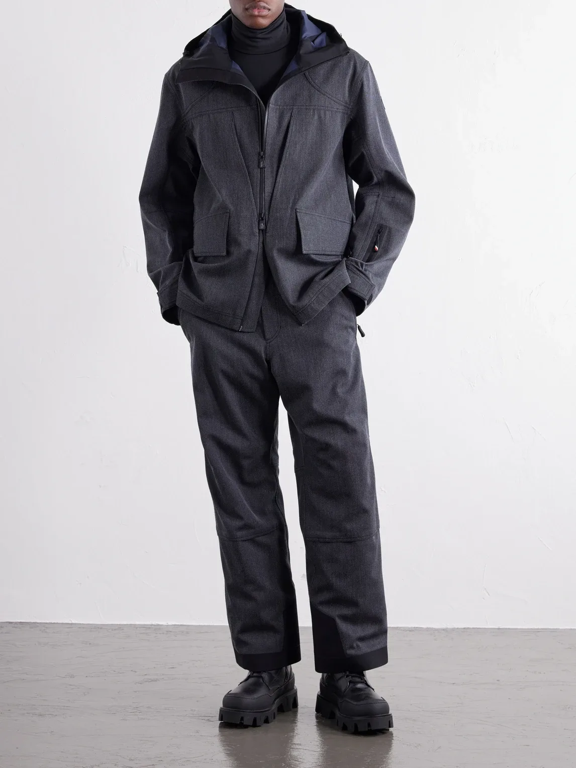 Moncler Grenoble Angren Hooded Quilted Virgin Wool-Twill Ski Jacket by Moncler