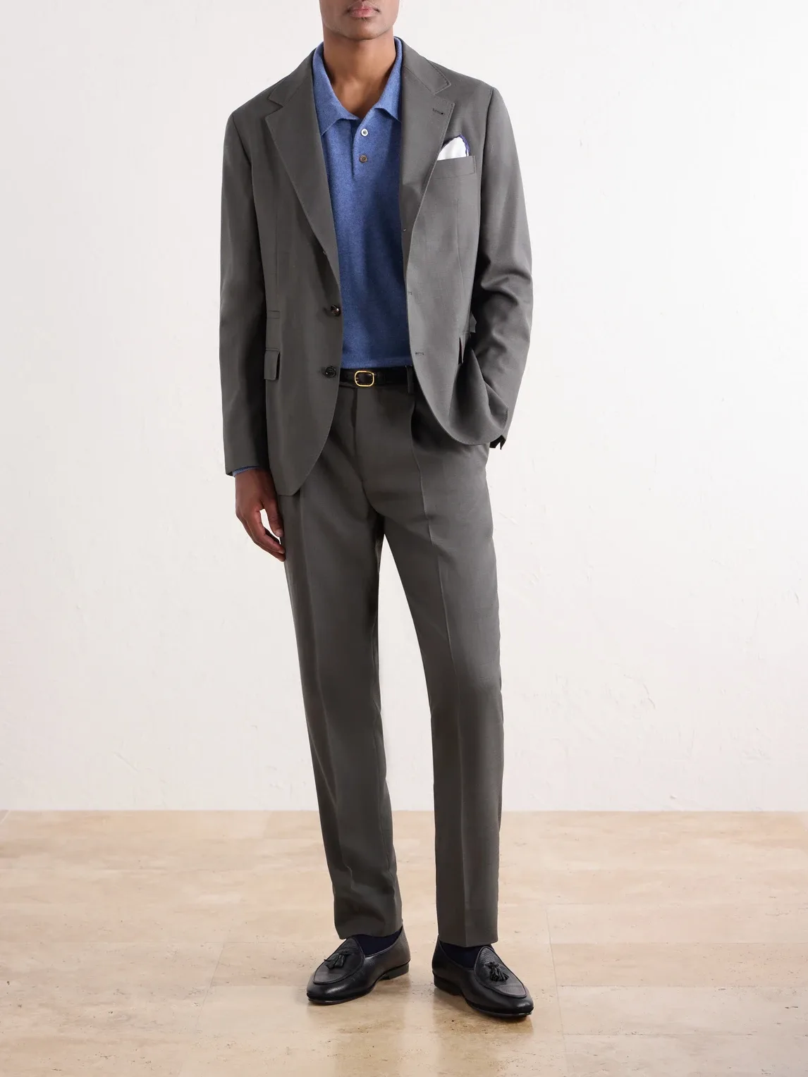 Cashmere Polo Shirt by Rubinacci