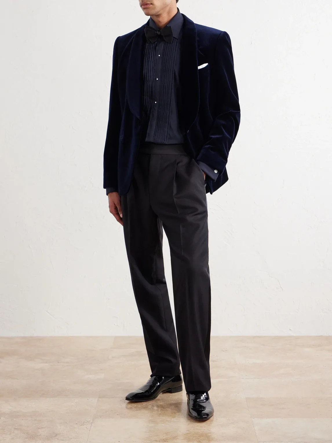 Fly Classic-Collar Wool and Silk-Blend Shirt by Thom Sweeney