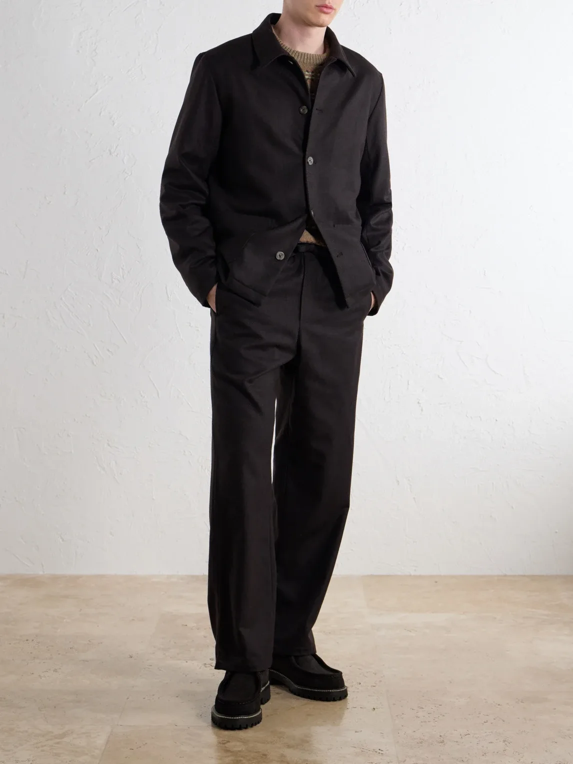 Brest Wool-Blend Twill Blouson Jacket