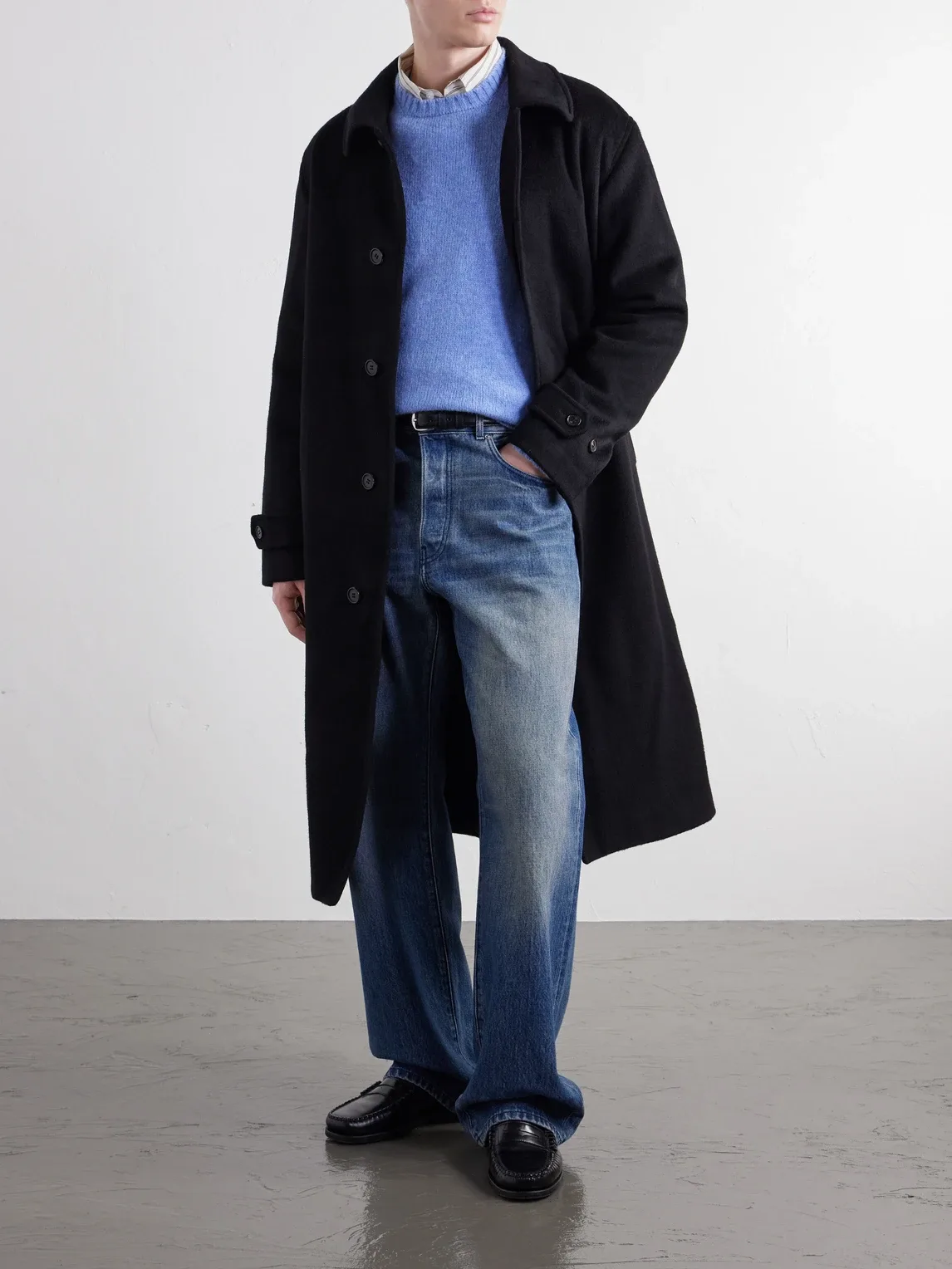 Gibson 80040 Brushed Woven Wool-Blend Coat