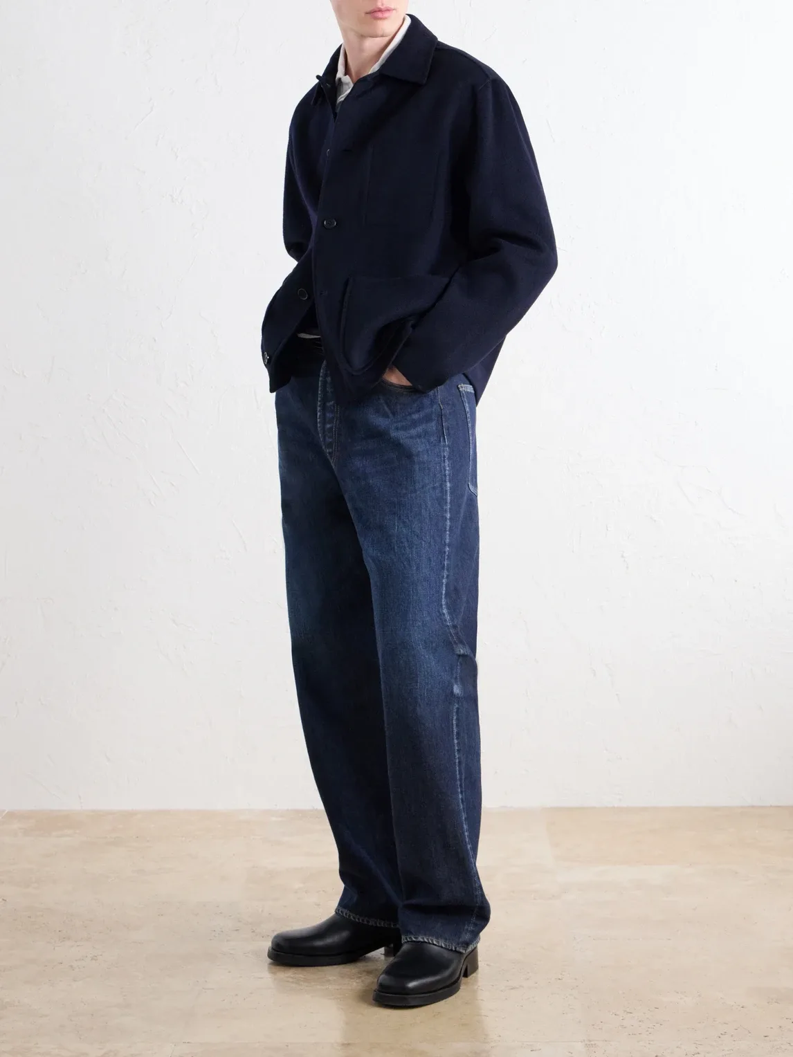 Morgan 8447 Woven Wool-Blend Jacket