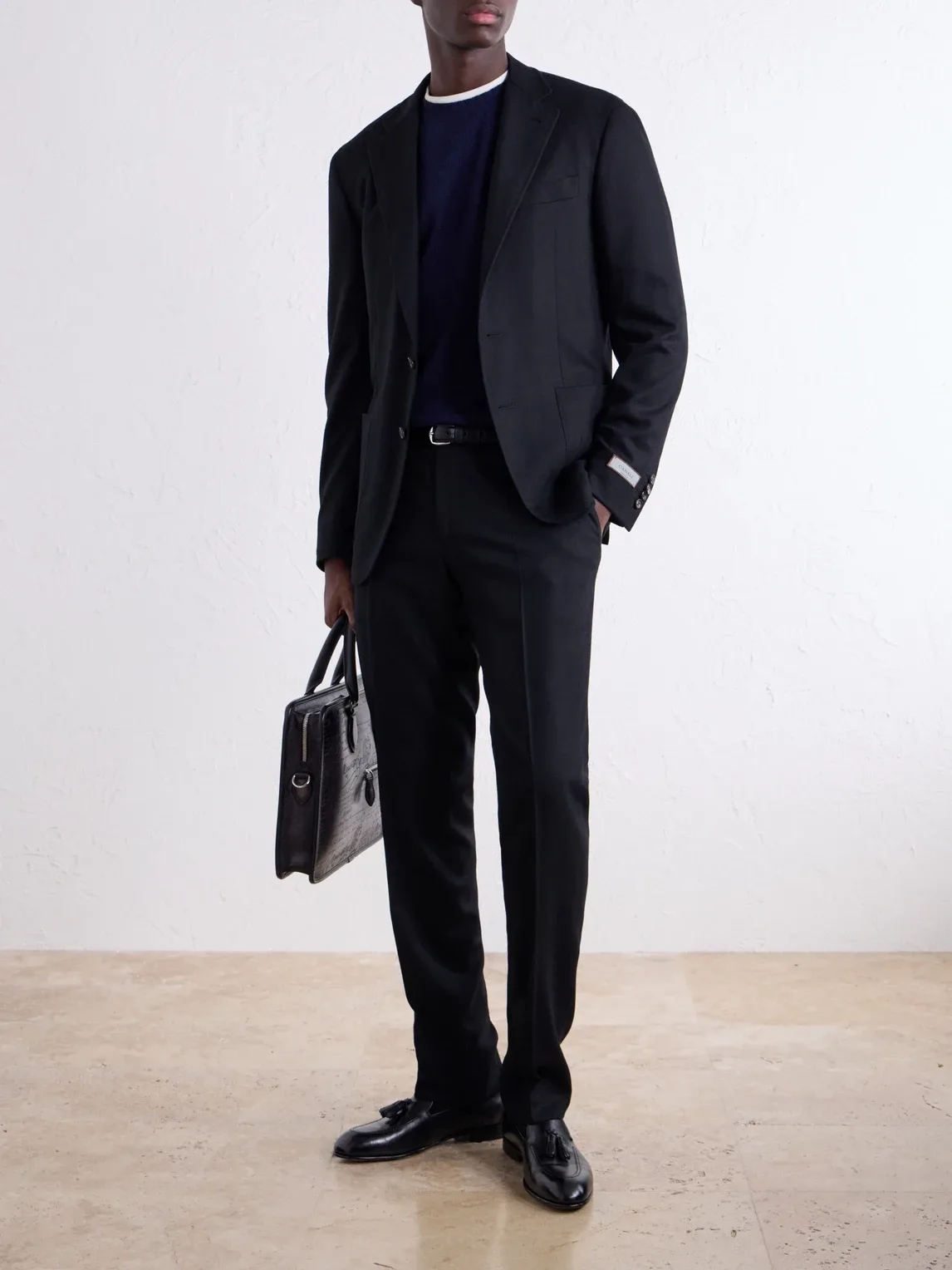 Merino Wool and Cashmere-Blend Sweater