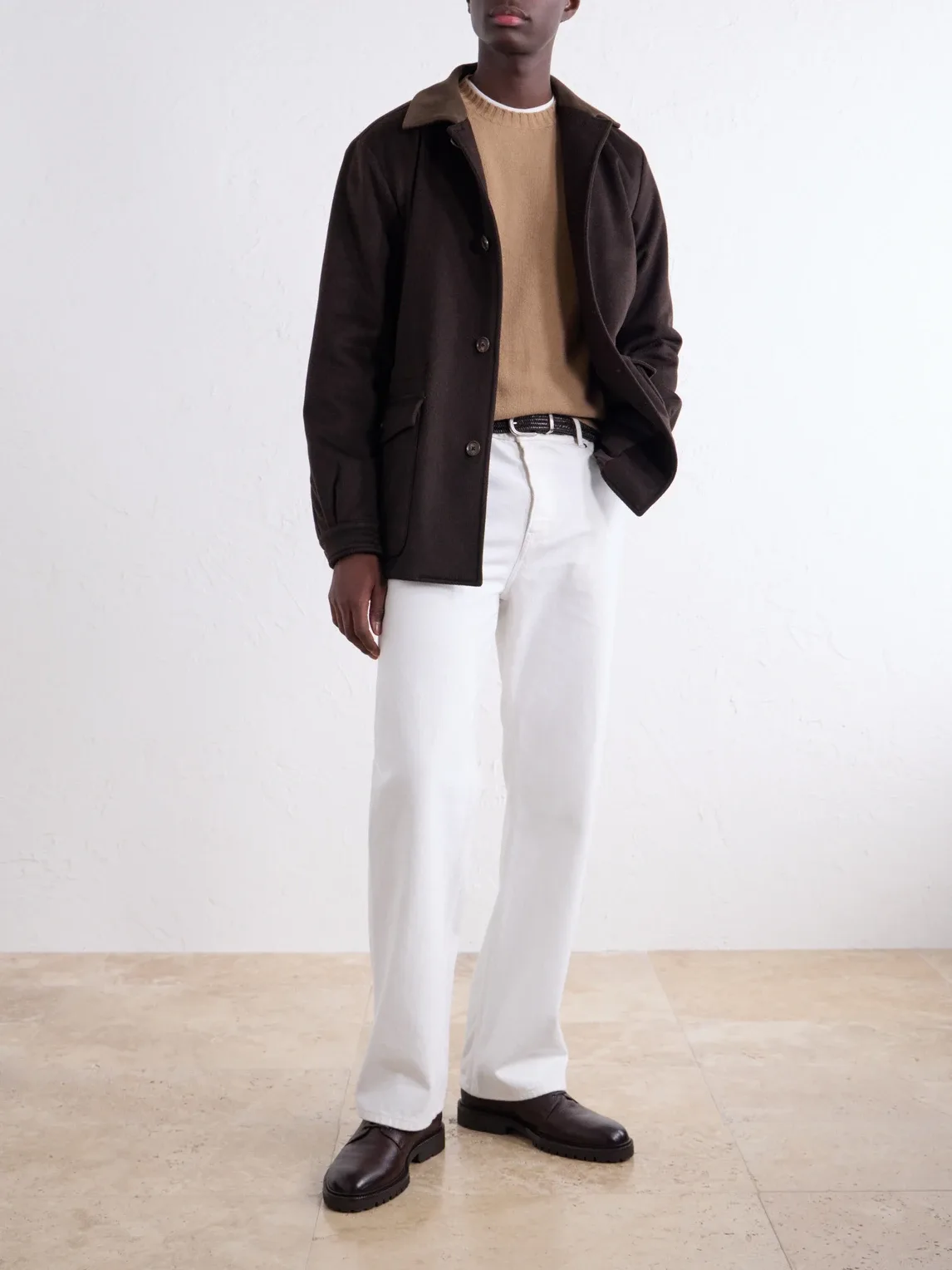 Merino Wool and Cashmere-Blend Sweater